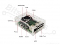 Behuizing / Case Raspberry Pi B+/2/3 acryl helder incl. koelfan